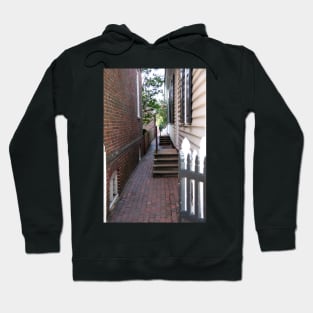 Colonial Williamsburg walkway Hoodie